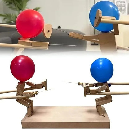 KidsGenius-Wooden Duel Puppets